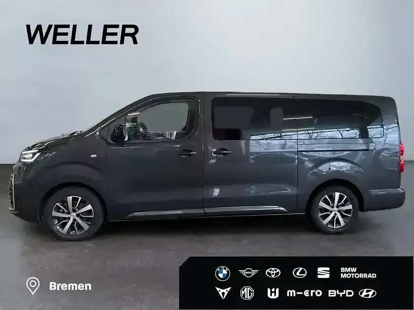 Gebraucht Toyota Proace Team 177 PS (130 kW) 2025 Titanium grey metallic (grau) Van / Kleinbus