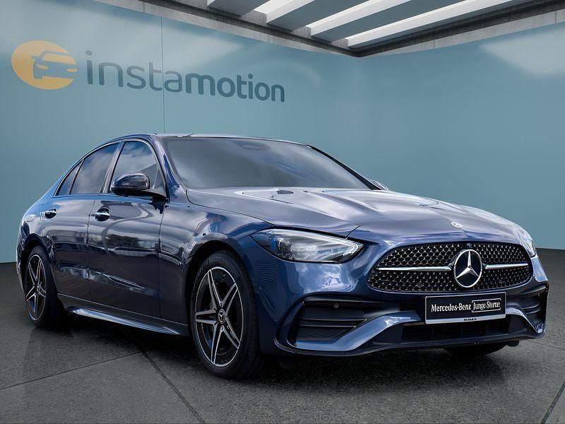 Blau Gebraucht 2024 Mercedes C300e Limousine | 45.849 € (Fairer Preis) - Bild 1/4