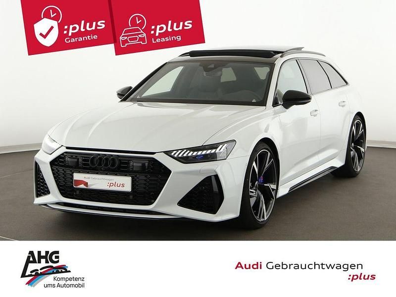 Gletscherweiß metallic Gebraucht 2022 Audi RS6 Ambiente Kombi | 99.996 € (Fairer Preis) - Bild 1/4