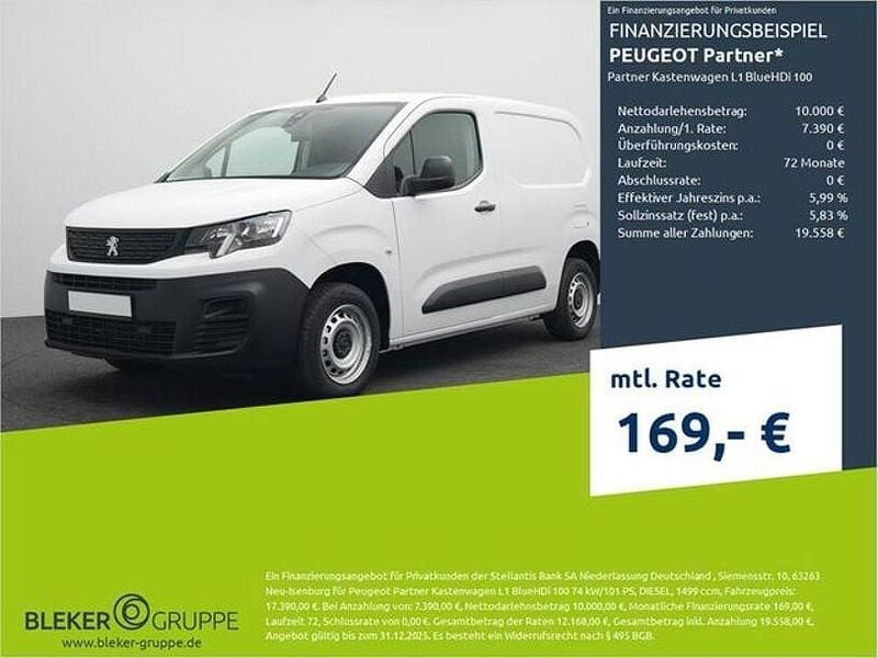 Lackierung weiss icy/typ aussenverkleidung spiegel flach standard Gebraucht 2023 Peugeot Partner Van / Kleinbus | 17.390 € (Guter Preis) - Bild 1/3