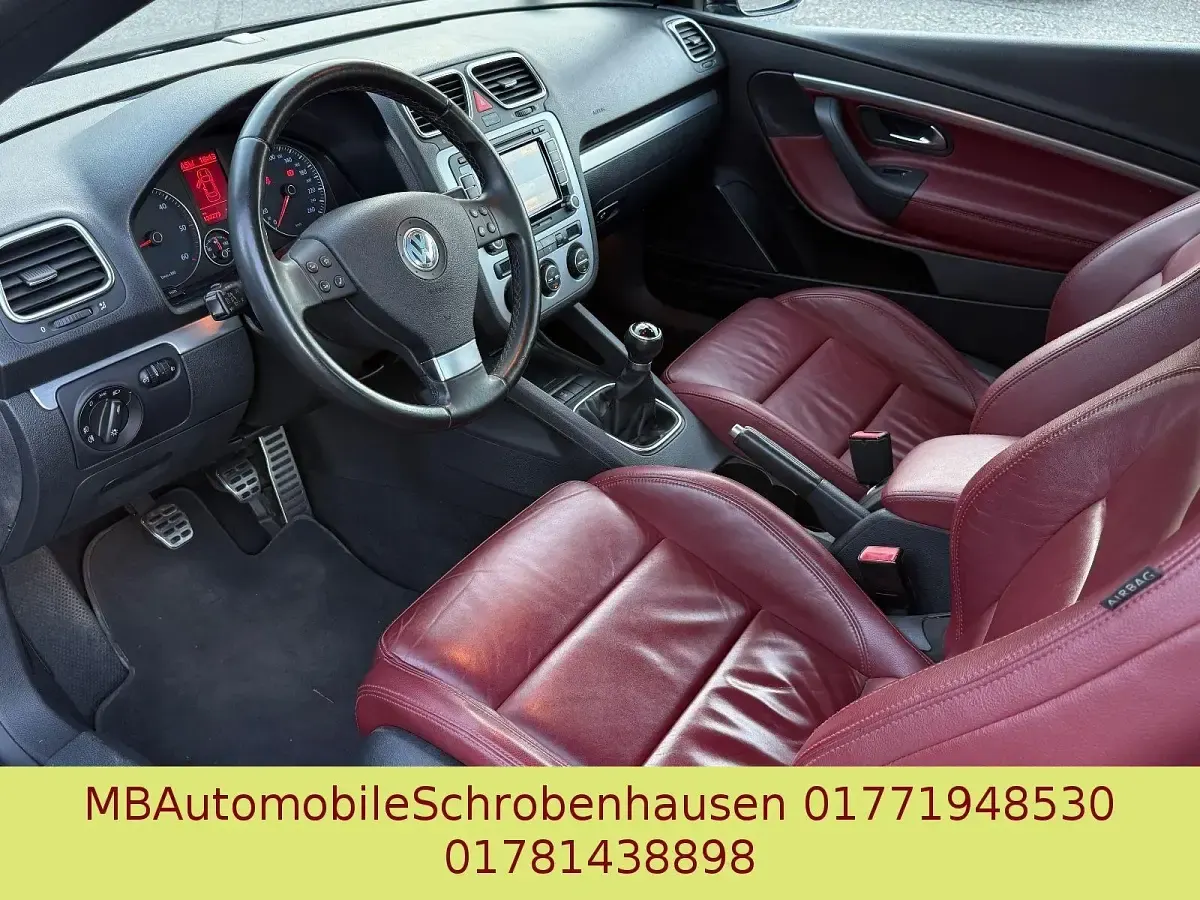 Gebraucht VW Eos Sport 140 PS (102 kW) 2008 Schwarz Cabrio