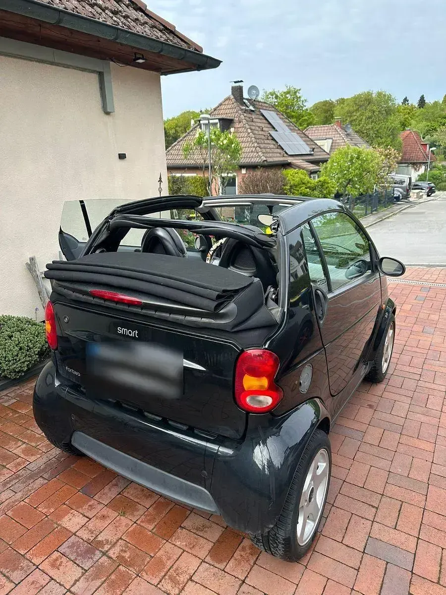 Gebraucht Smart ForTwo Cabrio 61 PS (44 kW) 2005 Schwarz Cabrio