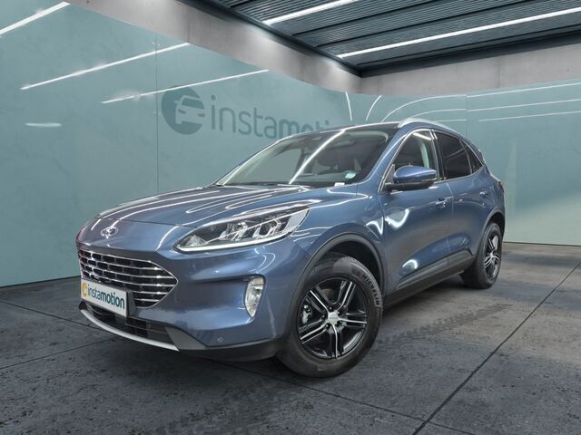 Blau Gebraucht 2021 Ford Kuga Titanium SUV | 21.950 € (Guter Preis) - Bild 1/2