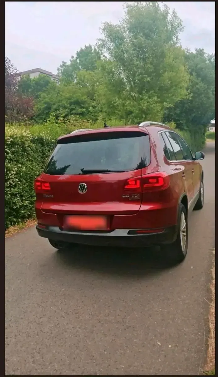 Gebraucht VW Tiguan 177 PS (130 kW) 2014 Rot SUV