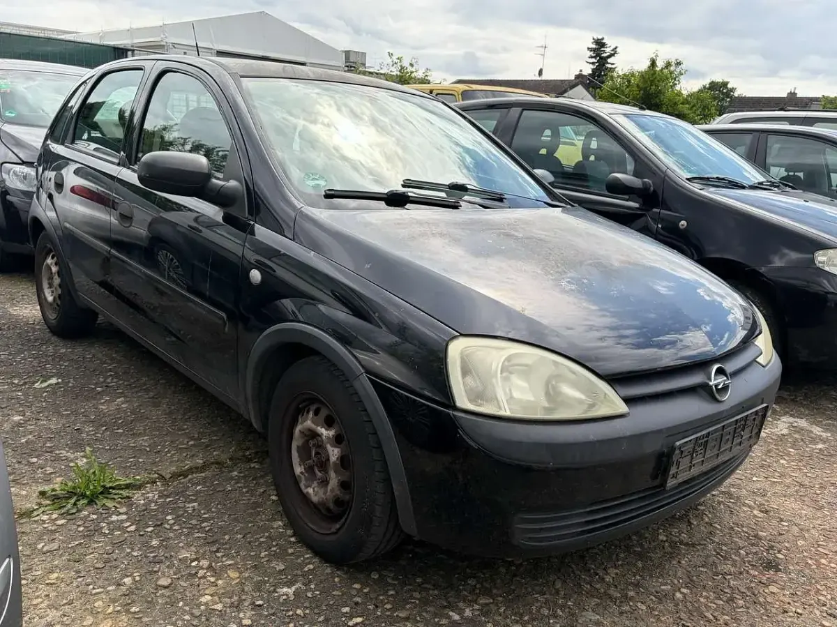 Gebraucht Opel Corsa Elegance 75 PS (55 kW) 2001 Schwarz Kleinwagen