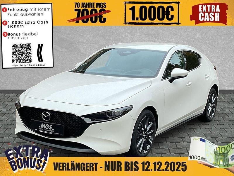 Snowflake white Neu 2025 Mazda 3 Center-Line Limousine | 29.690 € - Bild 1/4