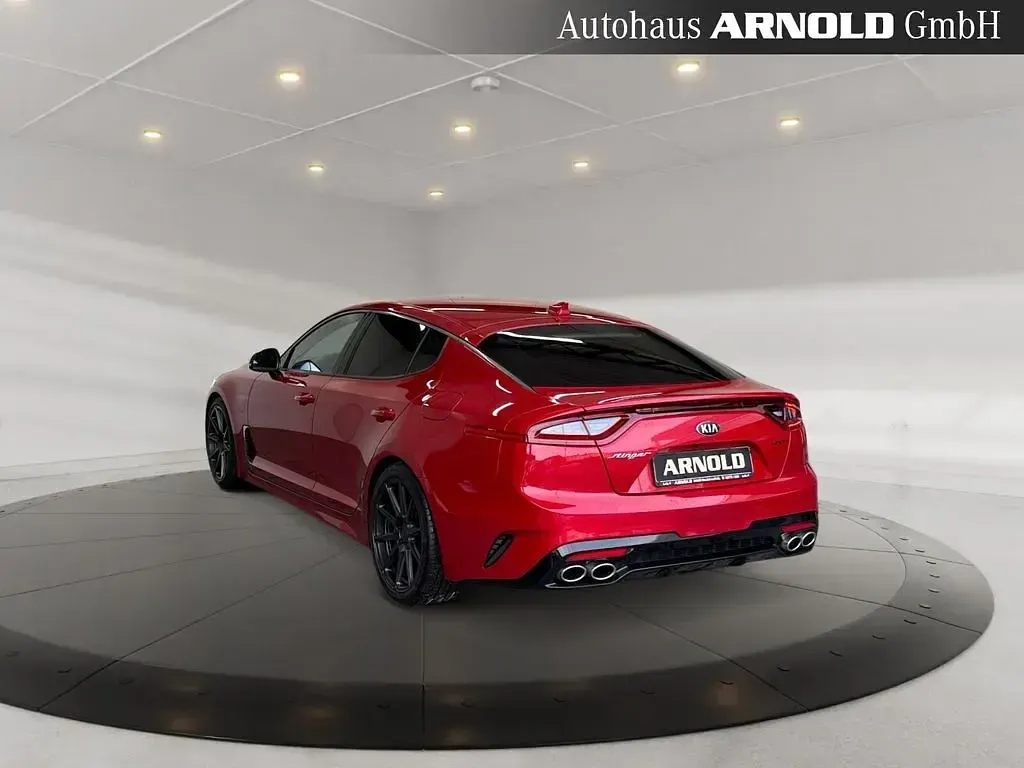 Brugt Kia Stinger GT 370 HK (272 kW) 2018 Rød Hatchback