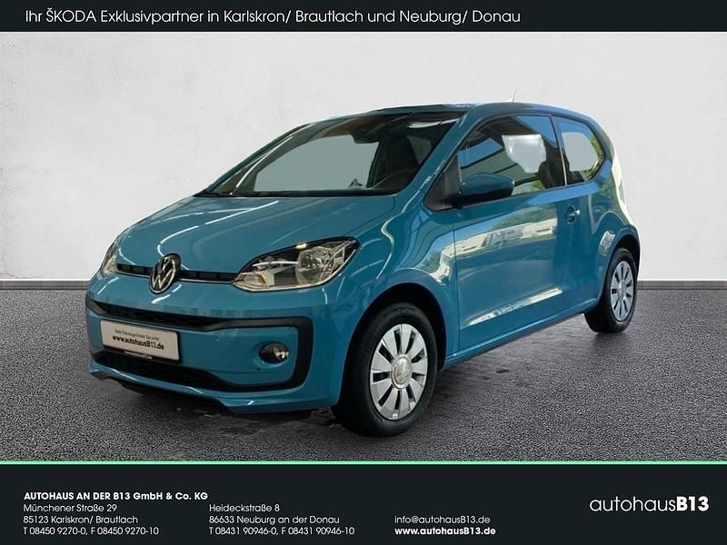Blau Gebraucht 2022 VW up! move up! Kleinwagen | 10.950 € (Fairer Preis) - Bild 1/4