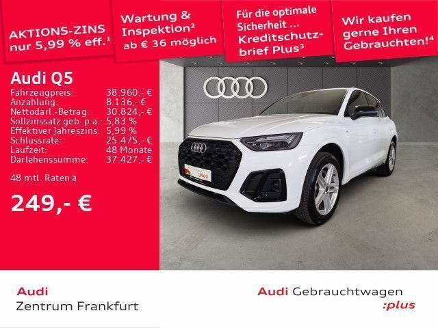 Ibisweiß/ibisweiß Gebraucht 2022 Audi Q5 S-Line SUV | 38.960 € (Guter Preis) - Bild 1/2