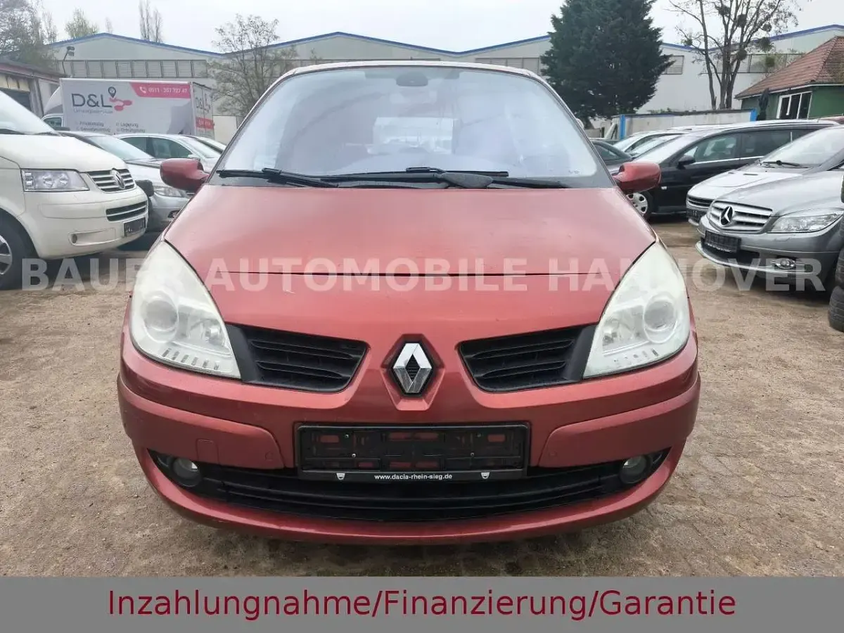 Gebraucht Renault Scénic II Avantage 111 PS (81 kW) 2008 Rot pavot Van / Kleinbus