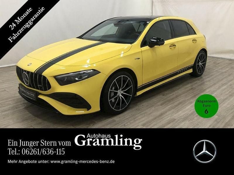 Gelb Gebraucht 2023 Mercedes A35 AMG AMG Limousine | 44.439 € (Fairer Preis) - Bild 1/4