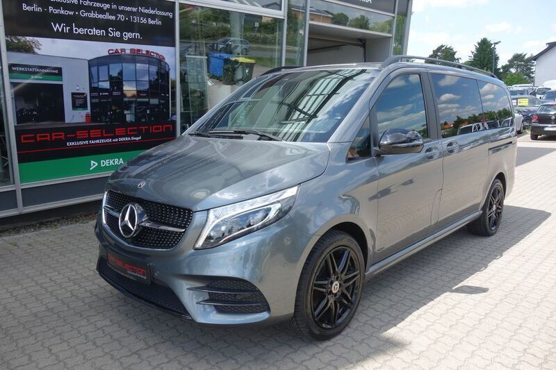Selenitgrau Gebraucht 2021 Mercedes V300 AMG line Van / Kleinbus | 58.800 € (Fairer Preis) - Bild 1/4