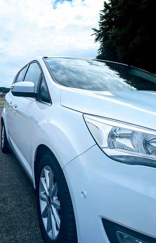 Gebraucht Ford C-MAX Titanium 125 PS (91 kW) 2018 Weiß Van / Kleinbus