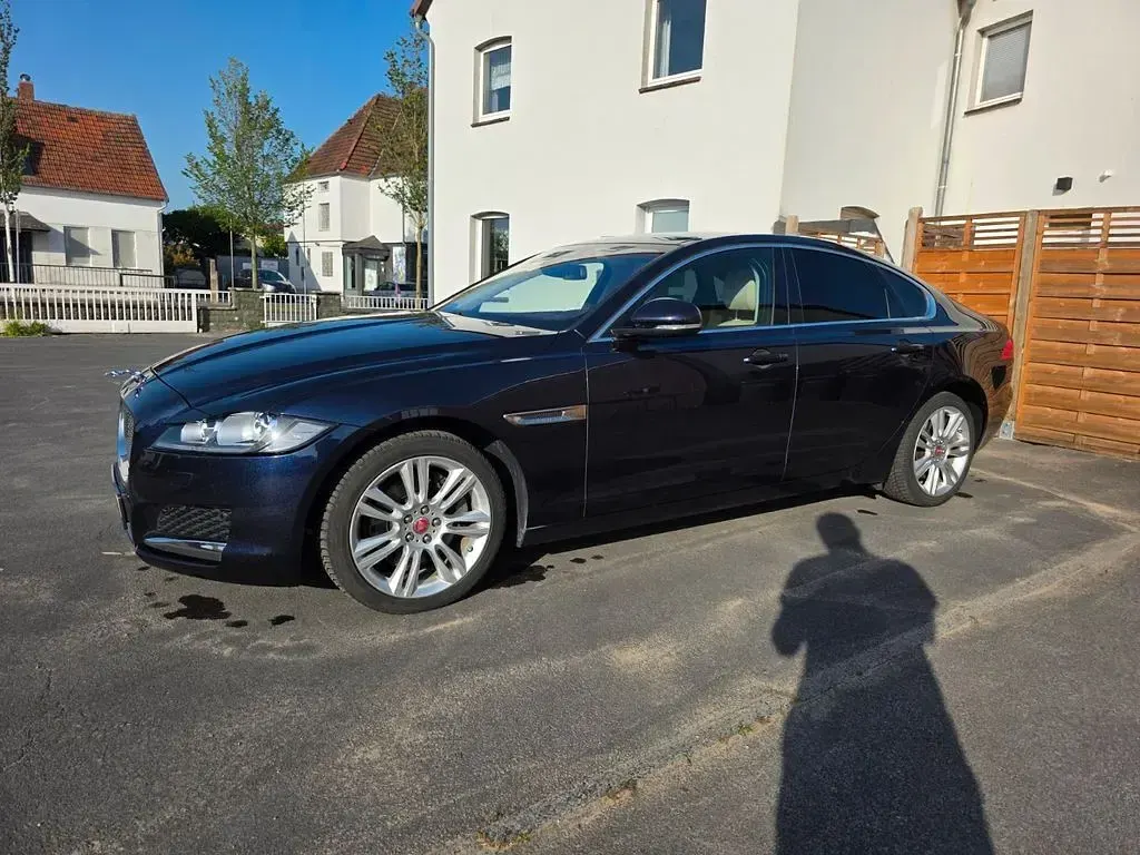 Gebraucht Jaguar XF Portfolio 250 PS (183 kW) 2017 Blau Limousine