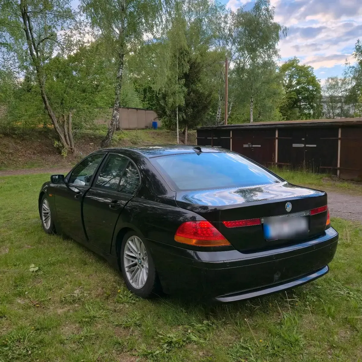 Gebraucht BMW 745 333 PS (244 kW) 2002 Schwarz Limousine