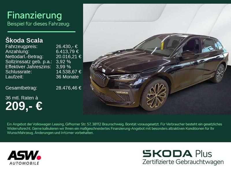 Schwarzmagic perleffekt Gebraucht 2025 Skoda Scala Selection Kleinwagen | 26.430 € (Etwas zu teuer) - Bild 1/3