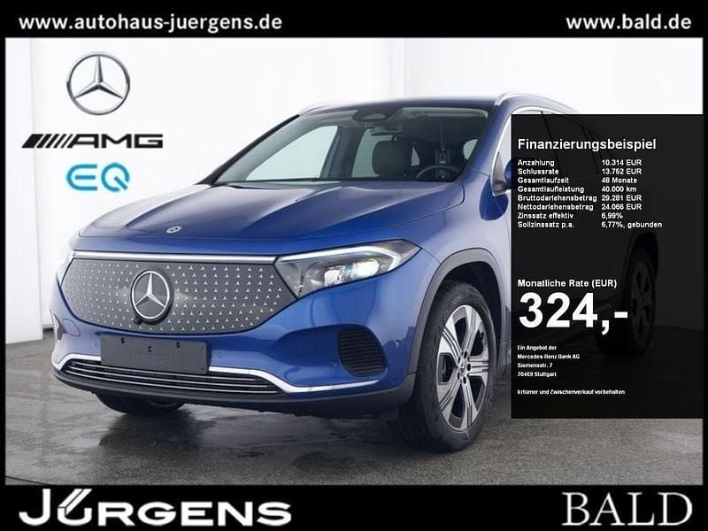 Blau spektralblau Gebraucht 2024 Mercedes EQA300 Electric Art SUV | 39.840 € (Teuer) - Bild 1/2