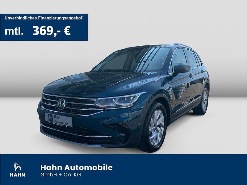 Nightshade blue metallic Gebraucht 2021 VW Tiguan Elegance SUV | 26.999 € (Superpreis) - Bild 1/3