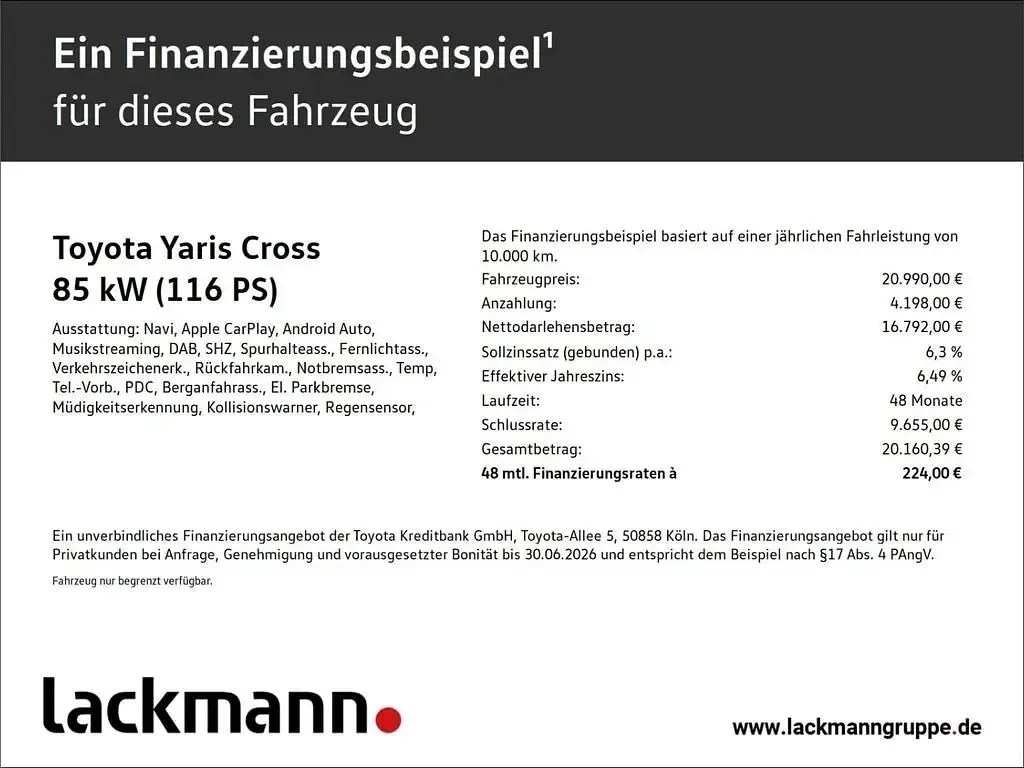 Gebraucht Toyota Yaris Business Edition 116 PS (85 kW) 2022 Kleinwagen