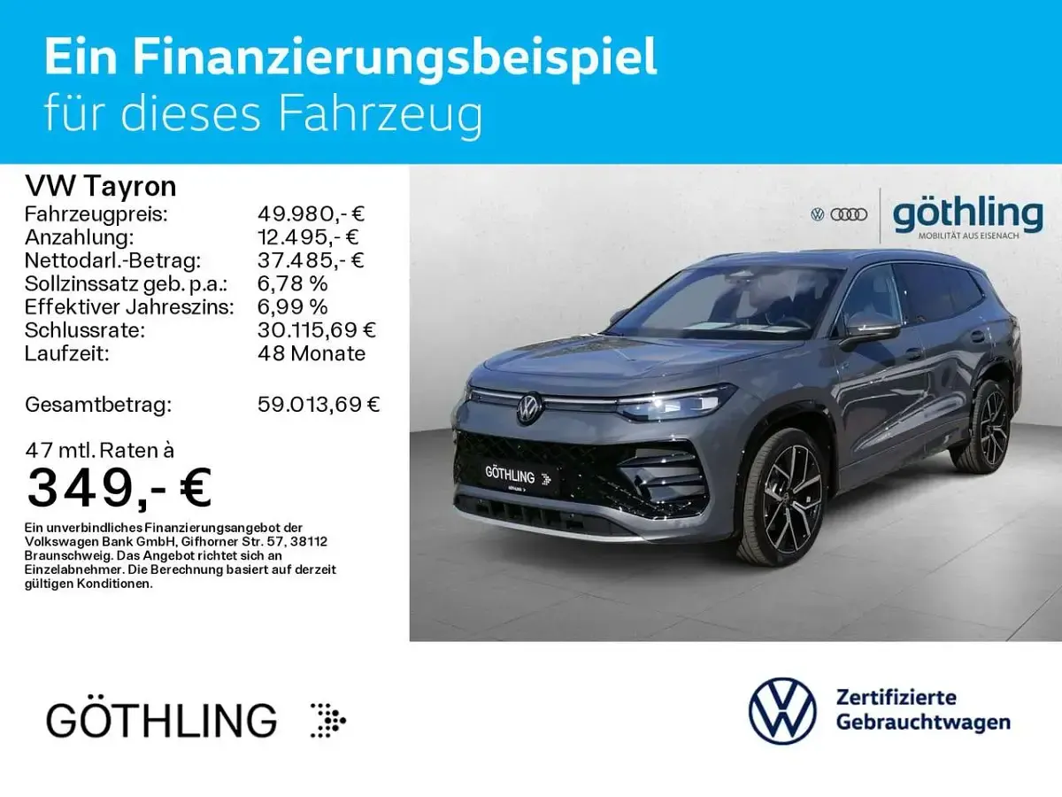 Gebraucht VW Tayron R-line 193 PS (141 kW) 2025 Metallic SUV