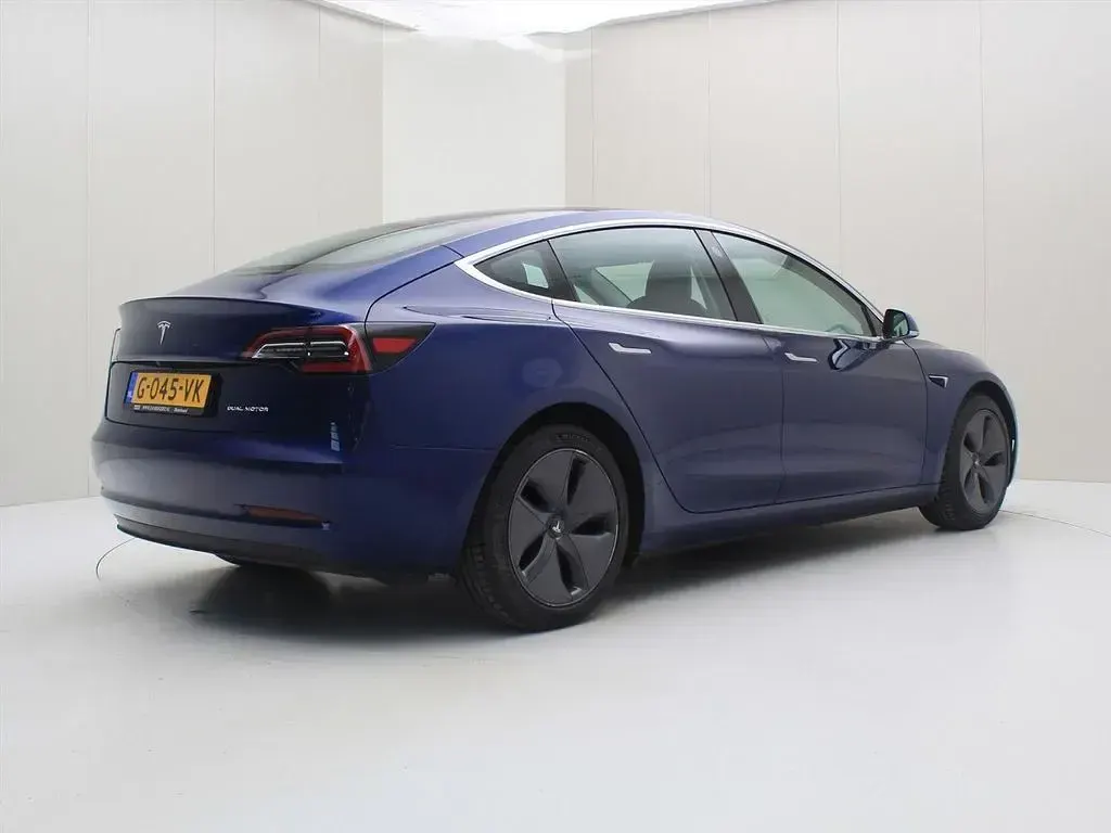 Occasion Tesla Model 3 Long Range AWD 258 kW (351 ch) 2019 Bleue Berline
