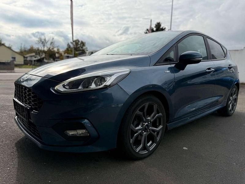 Blau Gebraucht 2019 Ford Fiesta ST-Line Limousine | 9.999 € (Guter Preis) - Bild 1/4