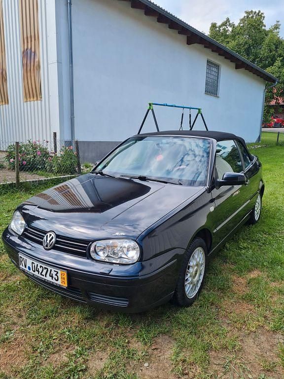 Schwarz Gebraucht 1999 VW Golf Cabriolet Karmann Cabrio | 3.500 € (Fairer Preis) - Bild 1/4