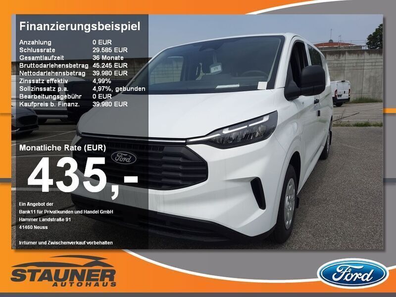 Frostweiß Neu 2025 Ford Transit Custom Trend Van / Kleinbus | 39.980 € (Fairer Preis) - Bild 1/4