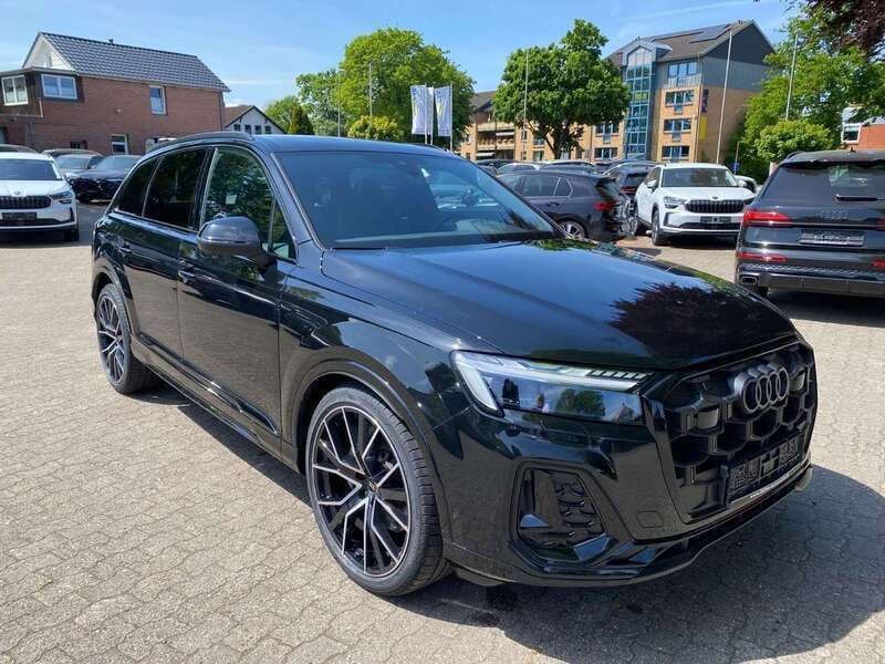 Mythosschwarz metallic Neu 2024 Audi Q7 S-Line SUV | 81.980 € (Superpreis) - Bild 1/4