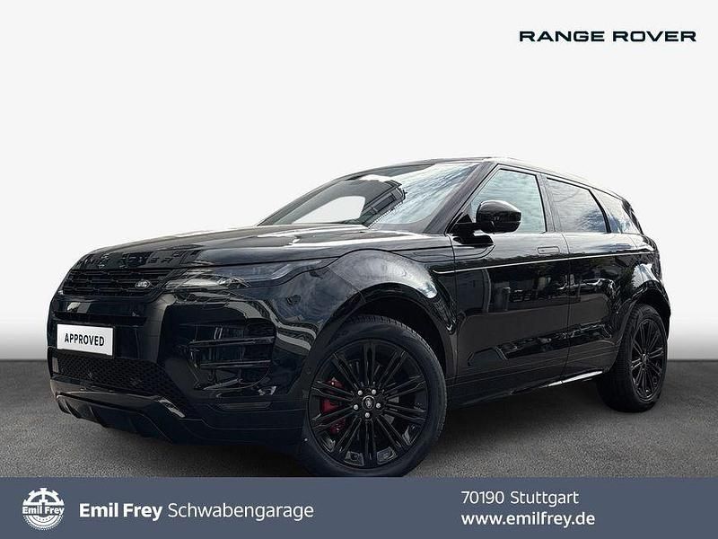 Santorini black metallic Gebraucht 2024 Land Rover Range Rover evoque SE Dynamic SUV | 51.990 € (Teuer) - Bild 1/4