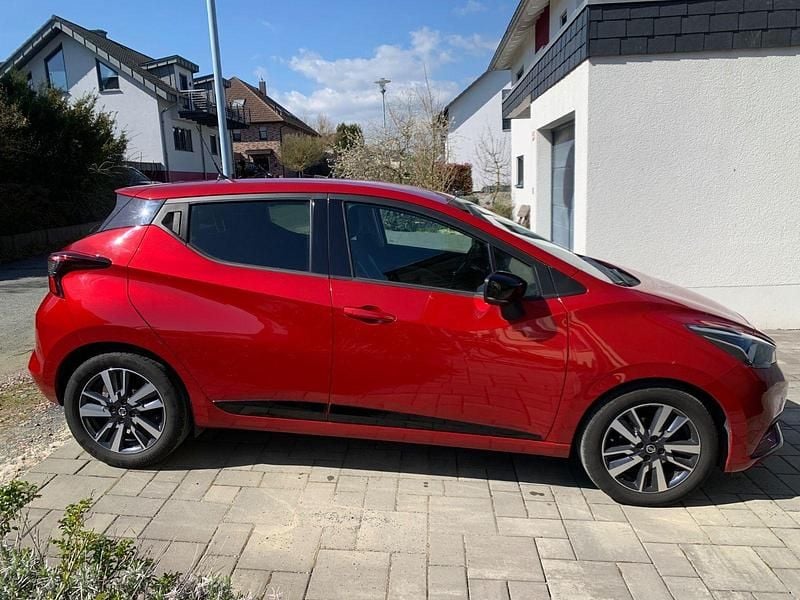 Gebraucht Nissan Micra 71 PS (52 kW) 2019 Rot Kleinwagen