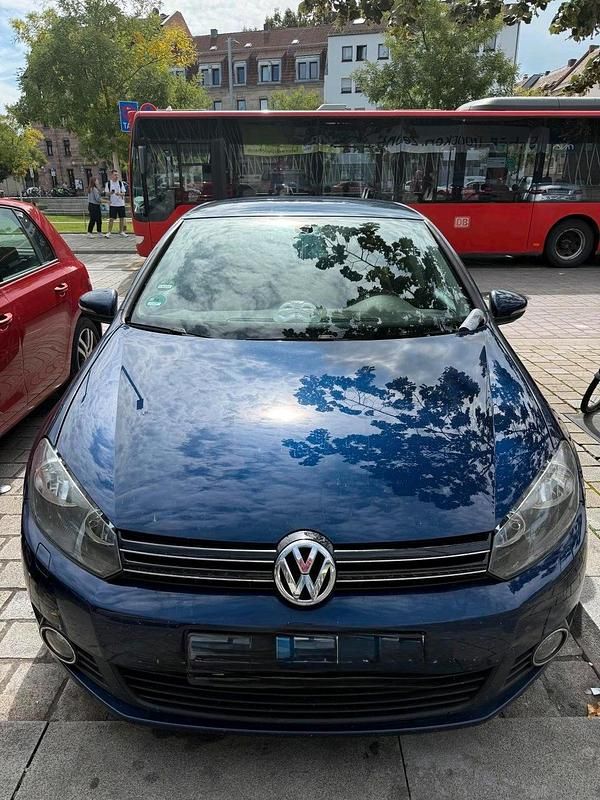 Blau Gebraucht 2010 VW Golf Cabriolet Cabrio | 5.500 € - Bild 1/4