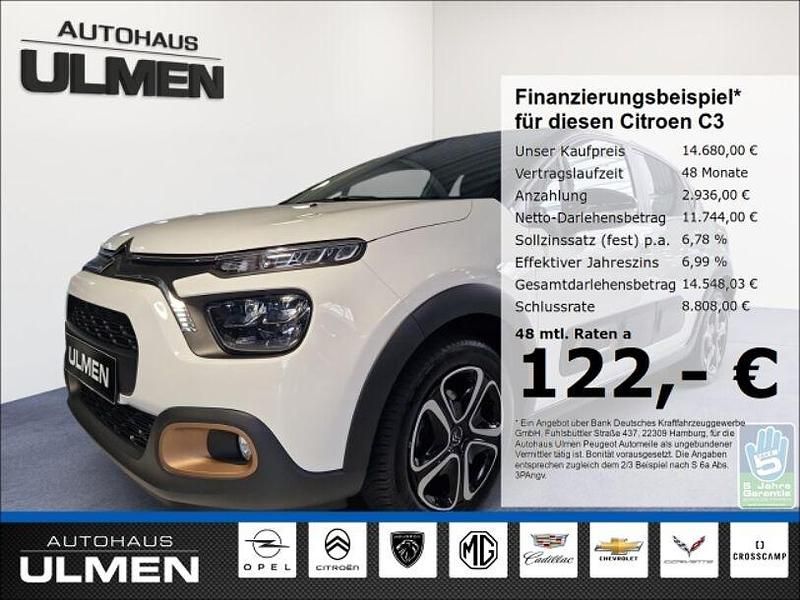 Weiss Gebraucht 2023 Citroën C3 PureTech Kleinwagen | 14.680 € (Etwas zu teuer) - Bild 1/4