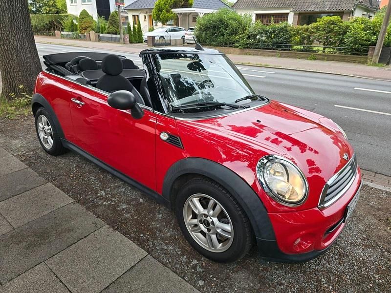Rot Gebraucht 2013 Mini One Cabriolet Cabrio | 7.900 € (Fairer Preis) - Bild 1/4