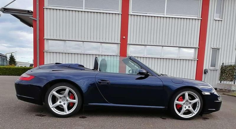 Blau Gebraucht 2007 Porsche 911 Carrera S Cabriolet Cabrio | 56.900 € (Etwas zu teuer) - Bild 1/4