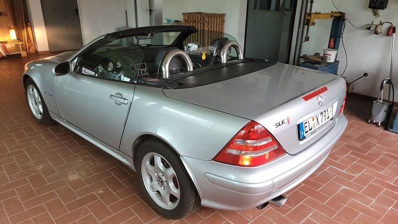 Silber Gebraucht 2000 Mercedes SLK200 Cabrio | 5.790 € (Teuer) - Bild 1/4