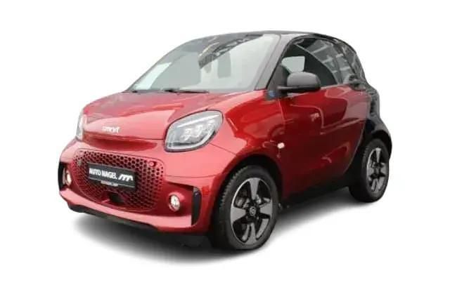 Rot Gebraucht 2021 Smart ForTwo Coupé Passion Exclusive Kleinwagen | 10.800 € (Superpreis) - Bild 1/4