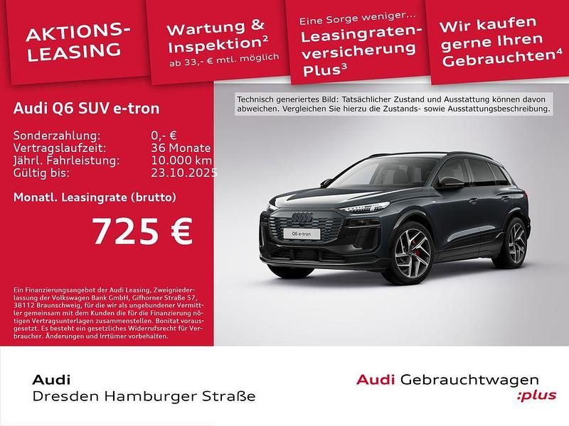 Grau Gebraucht 2025 Audi Q6 e-tron Sport SUV | 73.990 € (Superpreis) - Bild 1/3