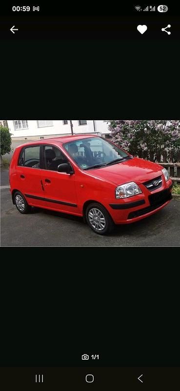Rot Gebraucht 2007 Hyundai Getz Kleinwagen | 999 € (Superpreis) - Bild 1/4