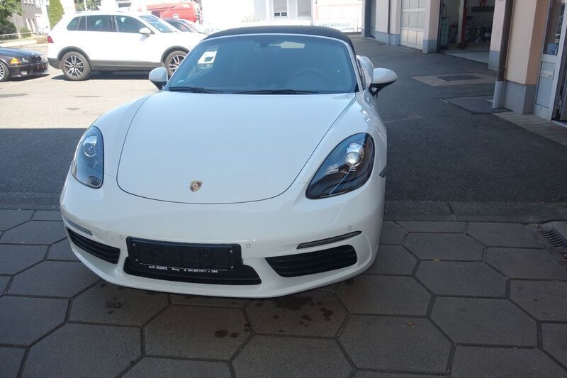Weiß Gebraucht 2018 Porsche Boxster Cabrio | 52.900 € (Superpreis) - Bild 1/4