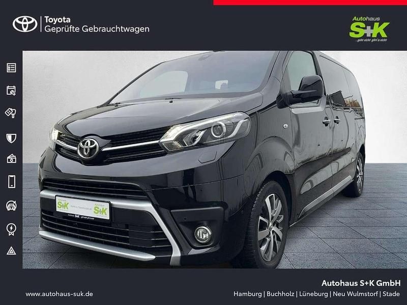 Graphitschwarz (schwarz) Gebraucht 2021 Toyota Proace Verso Executive Kombi | 36.980 € (Fairer Preis) - Bild 1/4