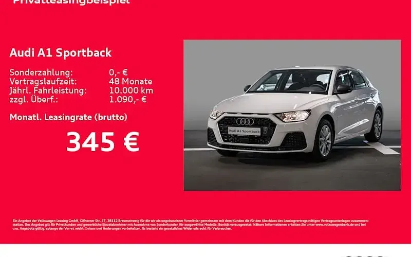 Neu Audi A1 Sportback Advanced Plus 95 PS (69 kW) 2026 Weiß Kleinwagen