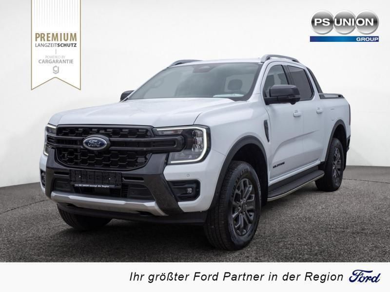 Weiss / frozen white Gebraucht 2023 Ford Ranger Wildtrack Abholung | 46.990 € (Teuer) - Bild 1/4