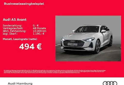Neu Audi A5 Advanced Plus 204 PS (150 kW) 2026 Weiß Kombi