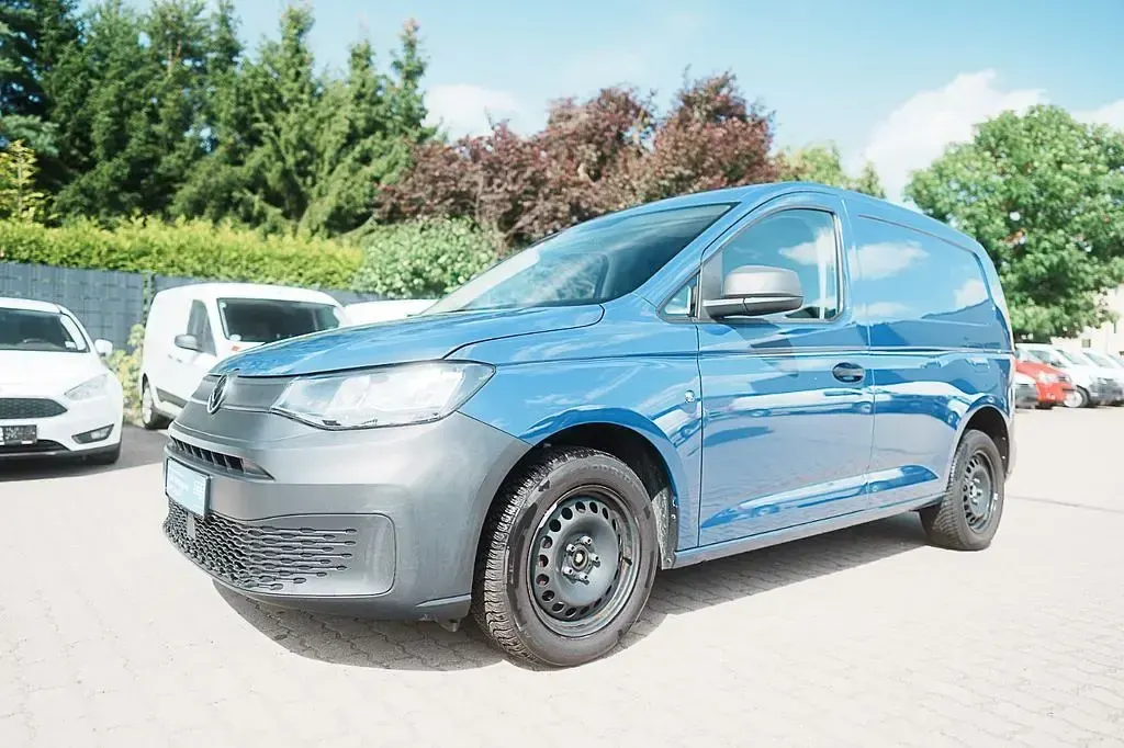 Gebraucht VW Caddy Basis 102 PS (75 kW) 2021 Blau Van / Kleinbus