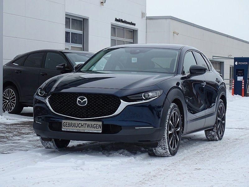 Blau Gebraucht 2022 Mazda CX-30 Homura-Line SUV | 22.495 € (Fairer Preis) - Bild 1/4