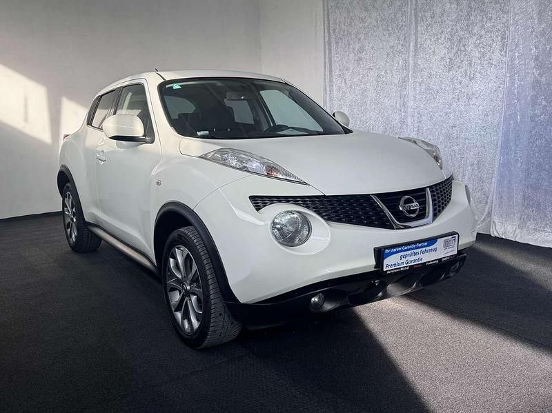 Gebraucht Nissan Juke Acenta 117 PS (86 kW) 2013 Weiß SUV