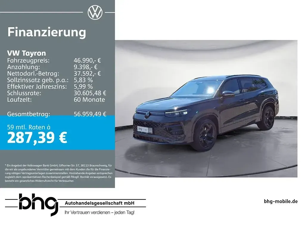 Gebraucht VW Tayron R-line 193 PS (141 kW) 2025 SUV