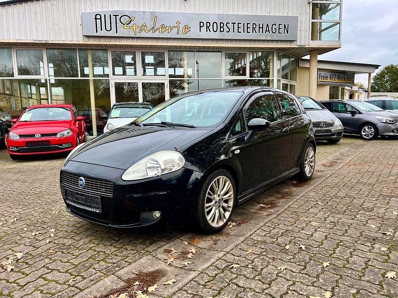 Schwarz Gebraucht 2007 Fiat Grande Punto Sport Kleinwagen | 5.490 € - Bild 1/4