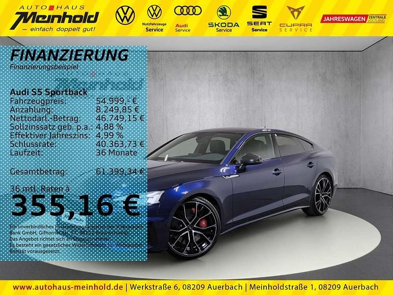 Gebraucht Audi S5 341 PS (250 kW) 2023 Navarrablau metallic Limousine